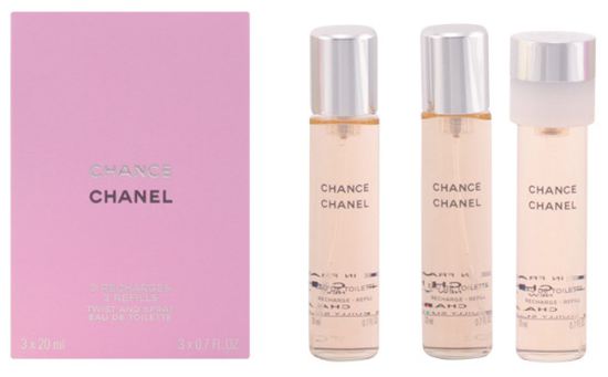 Chanel Chance Eau De Toilette Twist & Spray Nachf&uuml;llen 3X20 ml