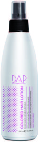 Farbige Haarlotion