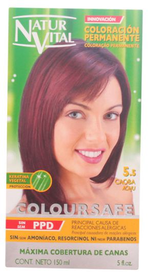 Naturaleza y Vida Permanente Haarfarbe 5,5 Mahagoni 150 ml