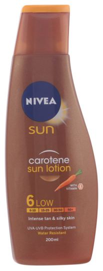 Nivea Tief Tanning Lotion SPF Sun Karotin 6200 ml