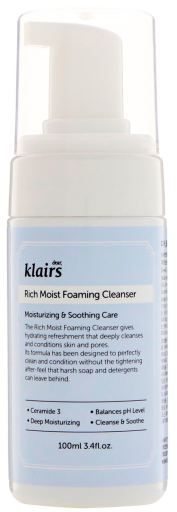 Klairs Rich Moist Foaming Cleanser 100 ml