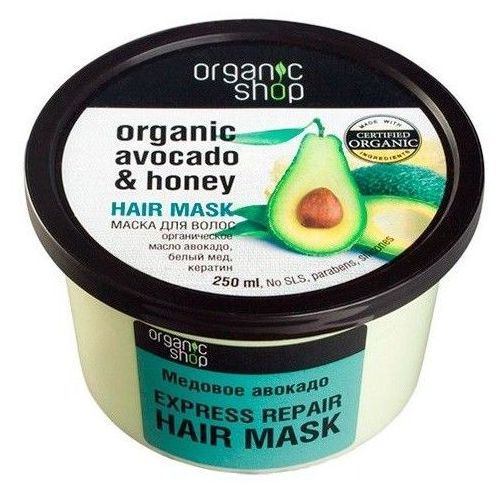 Reparierende Haarmaske mit Honig und Avocado 250 ml Reparierende Haarmaske mit Honig und Avocado 250 ml
