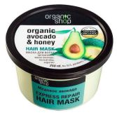 Reparierende Haarmaske mit Honig und Avocado 250 ml Reparierende Haarmaske mit Honig und Avocado 250 ml