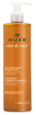 Nuxe Ultra-reichhaltiges Reinigungsgel f&uuml;r Gesicht und K&ouml;rper R&ecirc;ve de Miel 400 ml