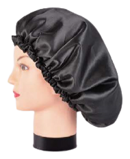 Bifull Schwarzer Satin Anti Frizz Hut