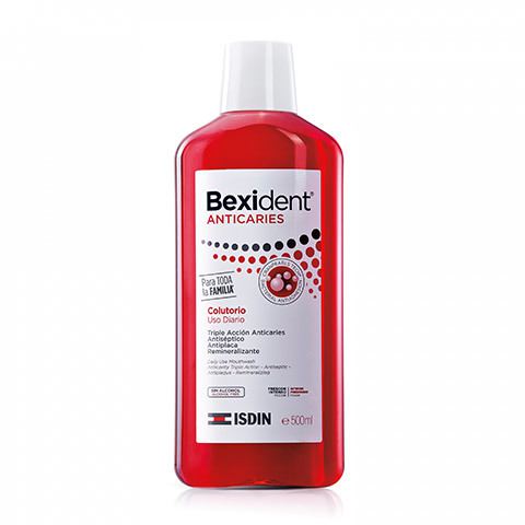 Pack Bexident Anticaries Mundwasser 500 ml + 1 Stück