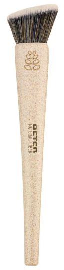 Fiber beige Makeup Brush flat top Kabuki Fiber beige Makeup Brush flat top Kabuki