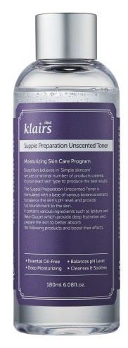 Klairs Supple Preparation Unparf&uuml;mierter Toner 180 ml
