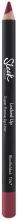Lippenstift mit verbundenen Augen