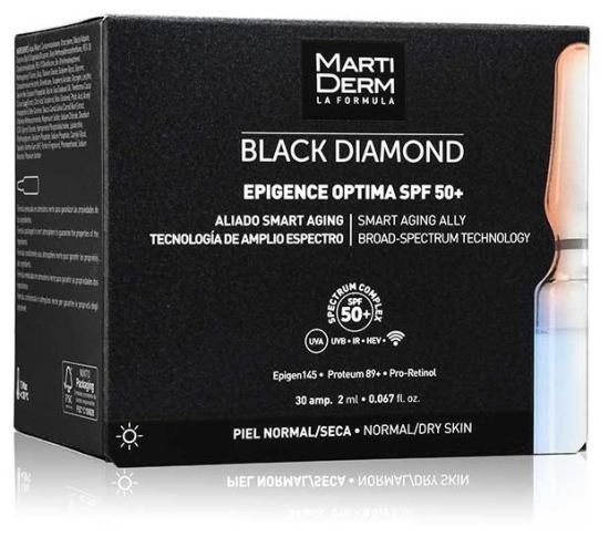 Martiderm Black Diamond Epigence Optima Spf 50+ 30 Ampullen