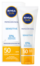 Sonnen UV-empfindlicher Gesichtsschutz 50 fp + 50 ml