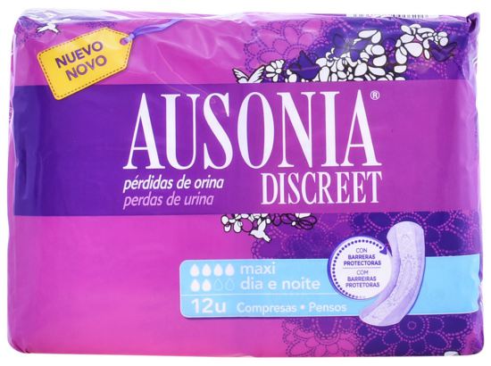 Diskrete Maxi Urine Loss Pads 12 uds Diskrete Maxi Urine Loss Pads 12 uds