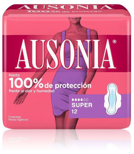 Ausonia Compress Super-Fl&uuml;gel 12 Einheiten