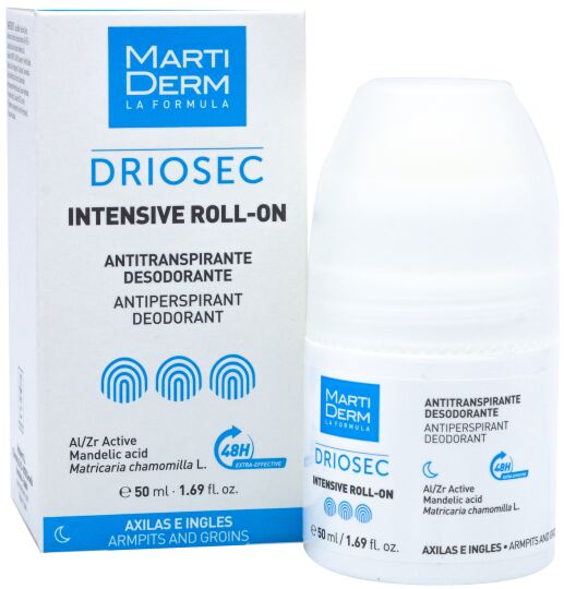 Driosec Desodorante Antitranspirante Intensivo en Rollon 50 ml Driosec Desodorante Antitranspirante Intensivo en Rollon 50 ml