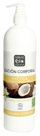 Exotische Bio-Körperlotion Vanille & Kokosnuss 740 ml