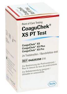 Coaguchek Xs Pt Test 24 Streifen Coaguchek Xs Pt Test 24 Streifen
