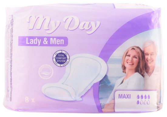 Lady &amp; Man Maxi Inkontinenz Komprimiert 8 uds
