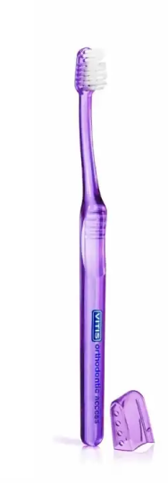 Vitis Vitis KFO Zahnb&uuml;rste Pack-V2 + Kieferorthop&auml;die Orthod 15 Ml