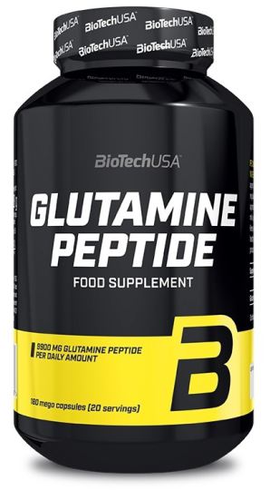 BiotechUSA Glutamin-Peptid 180 c&aacute;psulas
