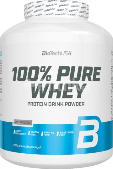 BiotechUSA 100% reine Molke ohne Geschmack 2270 gr