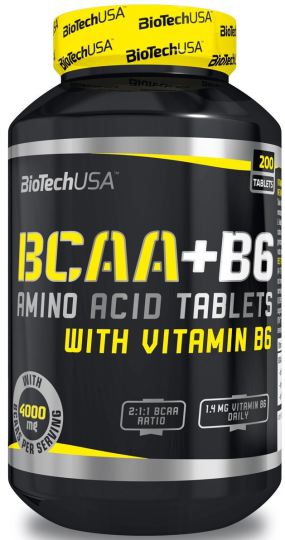 BiotechUSA Bcaa + B6 200 Tabletten