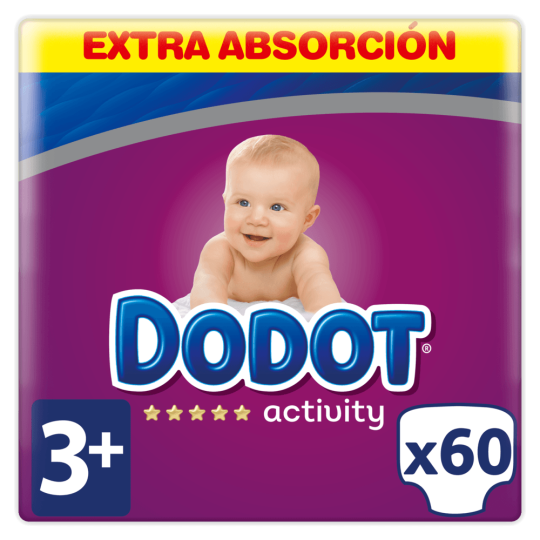 Dodot Aktivit&auml;t Extra Windeln Gr&ouml;&szlig;e 3 mit 60 Einheiten