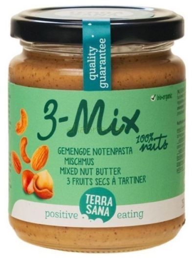 Terrasana 3Mix Erdnussfreie Trockenfruchtcreme 250 gr