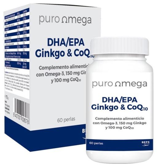 Dha/Epa Ginkgo & CoQ10 60 beads Dha/Epa Ginkgo & CoQ10 60 beads