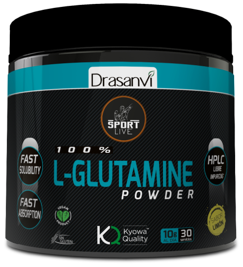 Drasanvi L-Glutamin Zitronengeschmack Sport live 300 gr