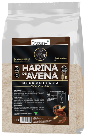 Drasanvi Chocolate Sport Live Haferflocken 1 kg