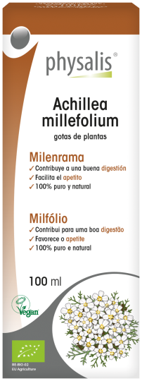 Physalis Achillea millefolium yarrow bio ext 100 ml Physalis Achillea millefolium yarrow bio ext 100 ml