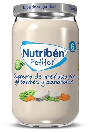 Nutrib&eacute;n Seehecht Supreme Eintopf mit Erbsen und Karotten 235 gr