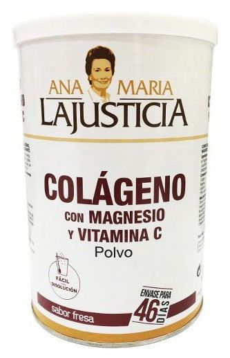 Kollagen + Magnesium + Vitamin C Erdbeergeschmack 350 gr Kollagen + Magnesium + Vitamin C Erdbeergeschmack 350 gr