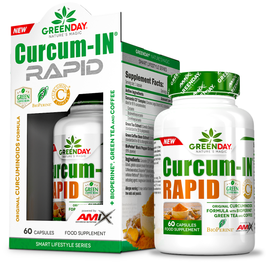 Amix Greenday Line Greenday Curcum-In Rapid 60 Kapseln