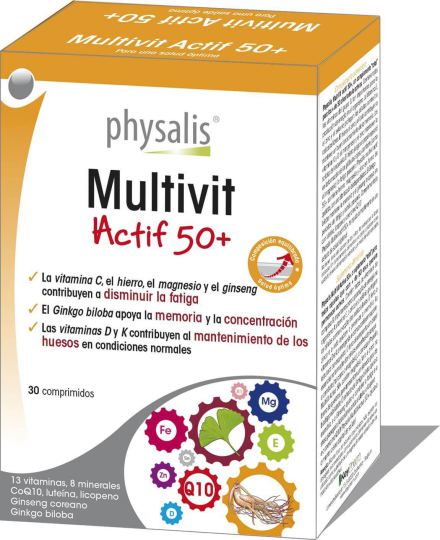 Multivit Actif 50 30 Tablets Multivit Actif 50 30 Tablets