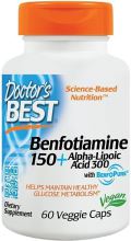 Benfotiamine 150 + Alpha - Lipoic Acid 300 60 Kapseln