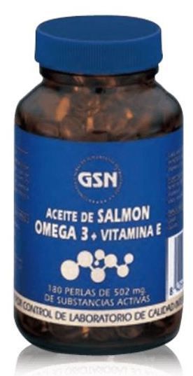 Omega 3 Lachs + + VIT.E 180Perlas 500 mg.