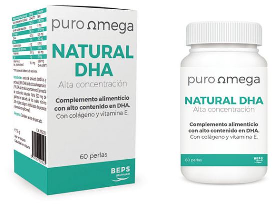 Natürliche Dha Vegan 60 Perlen Natürliche Dha Vegan 60 Perlen