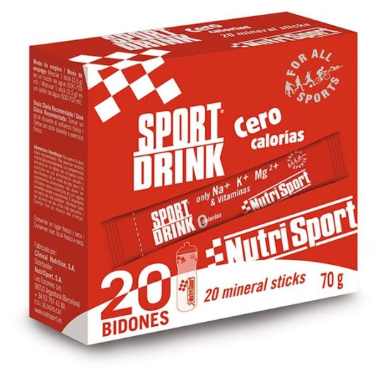 Nutrisport Sportdrink Zero Calories 20 Umschl&auml;ge