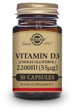 Vitamin D3 2200 ui (55 μg) (Cholecalciferol) 100 Kapseln