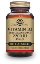 Vitamin D3 2200 ui (55 μg) (Cholecalciferol) 100 Kapseln