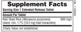Red Yeast Rice 600 mg. 30 Comp. Red Yeast Rice 600 mg. 30 Comp.