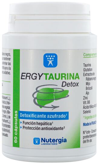 Ergytaurina Detox 60 Cápsulas