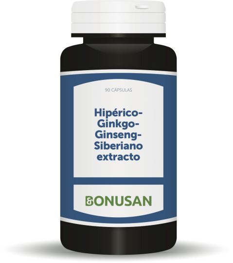 Hyperico-Ginkgo-Sibirischer Ginseng-Extrakt 90 Kapseln