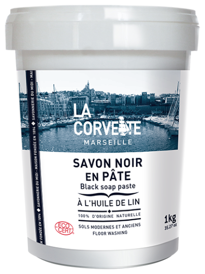 La Corvette Schwarzseifenpaste Flachs&ouml;l 1 kg