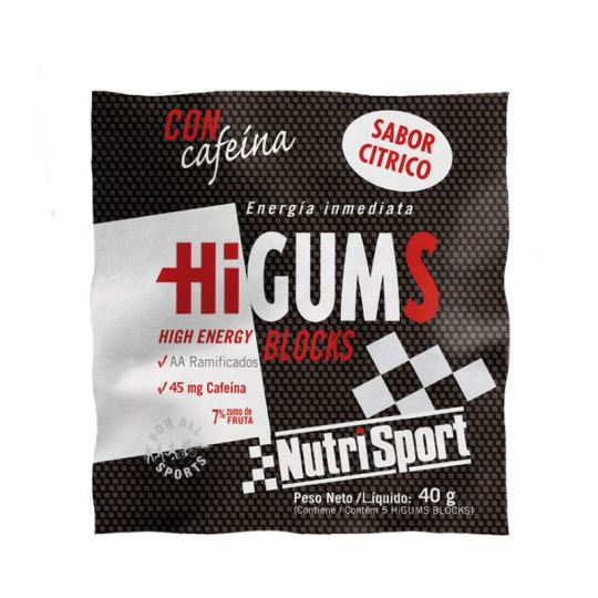 Nutrisport HiGums Blocks mit Cafein 5 Gummies