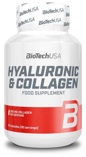 BiotechUSA Hyaluronic und Collagen 30 Kapseln