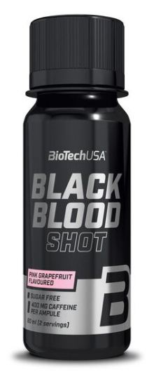 BiotechUSA Black Blood Shot Rosa Grapefruit 20x60 ml