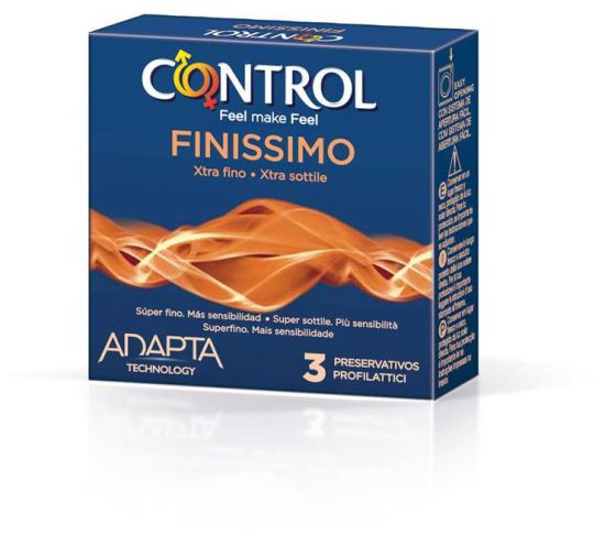 Control Fin&iacute;ssimo Kondome 3 Einheiten
