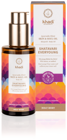 Aceite corporal ayurveda antiedad shatavari 100 ml Aceite corporal ayurveda antiedad shatavari 100 ml
